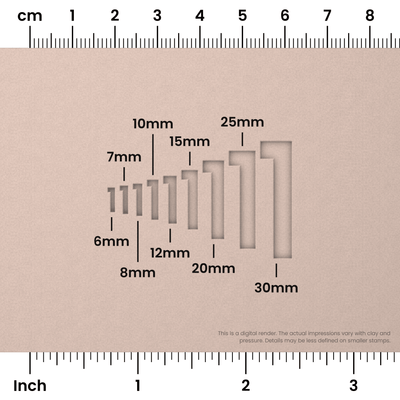 Josefin Sans | Number Stamp Sets - Ceramind® Tools