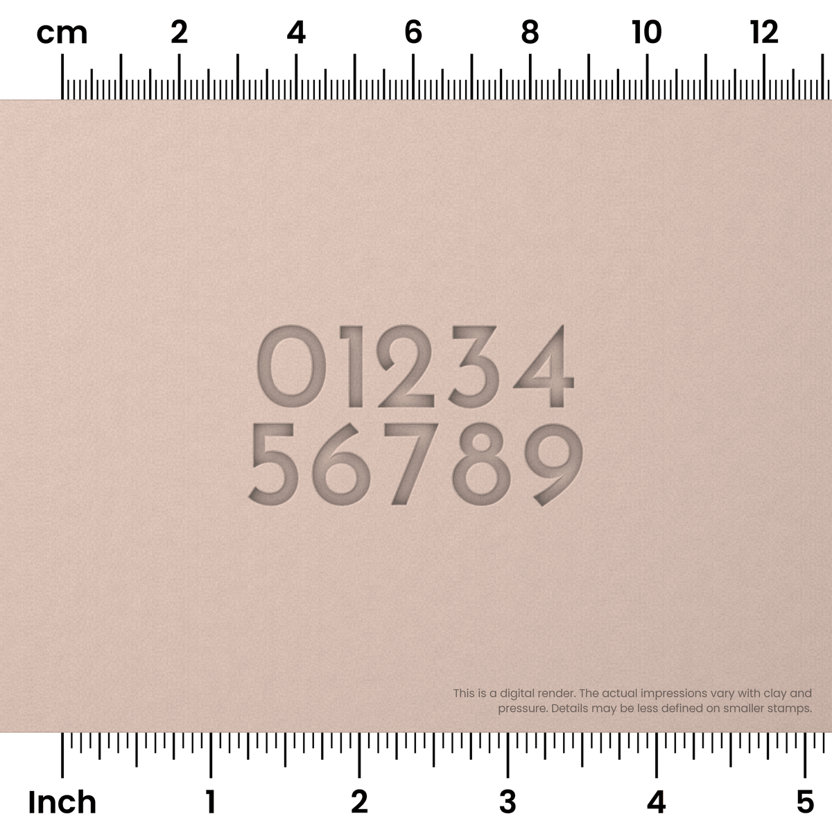 Josefin Sans | Number Stamp Sets - Ceramind® Tools