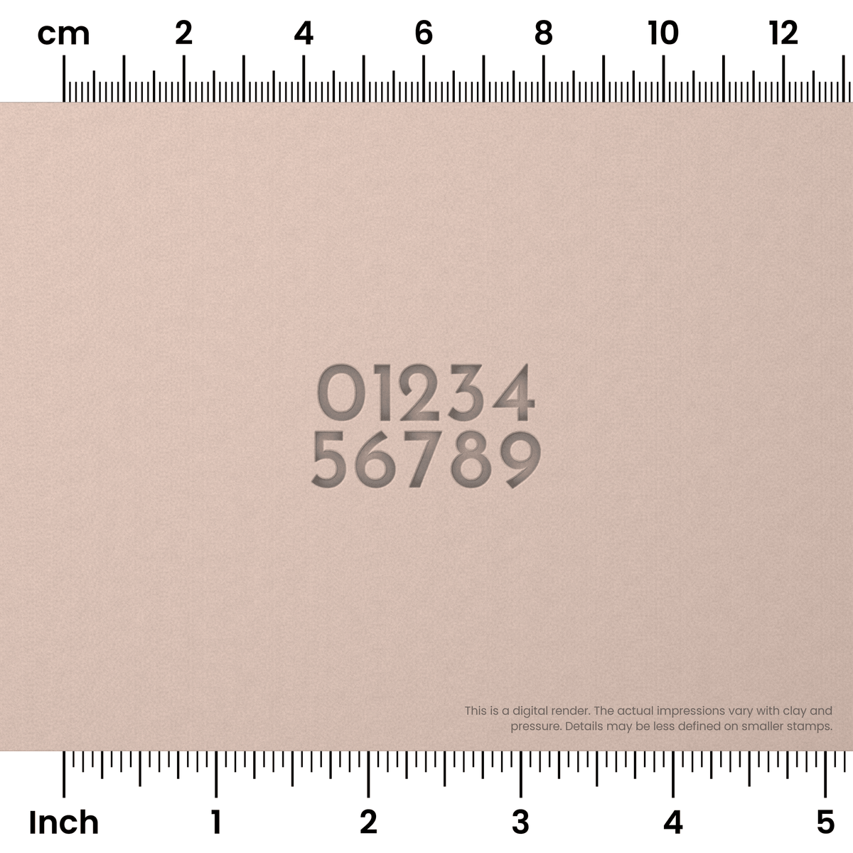 Josefin Sans | Number Stamp Sets - Ceramind® Tools