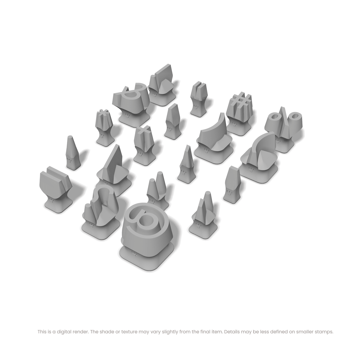 Josefin Sans | Symbol Stamp Sets - Ceramind® Tools