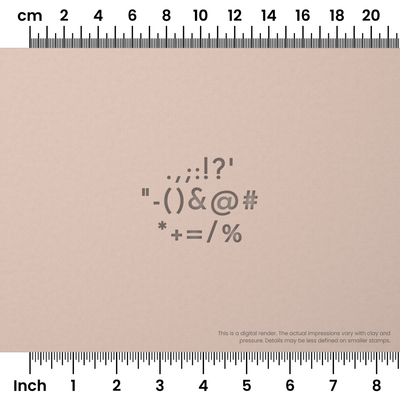 Josefin Sans | Symbol Stamp Sets - Ceramind® Tools