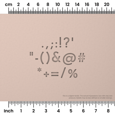 Josefin Sans | Symbol Stamp Sets - Ceramind® Tools