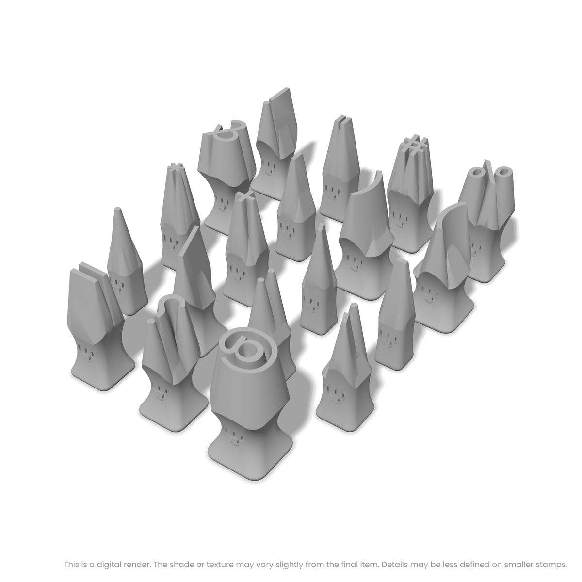 Josefin Sans | Symbol Stamp Sets - Ceramind® Tools