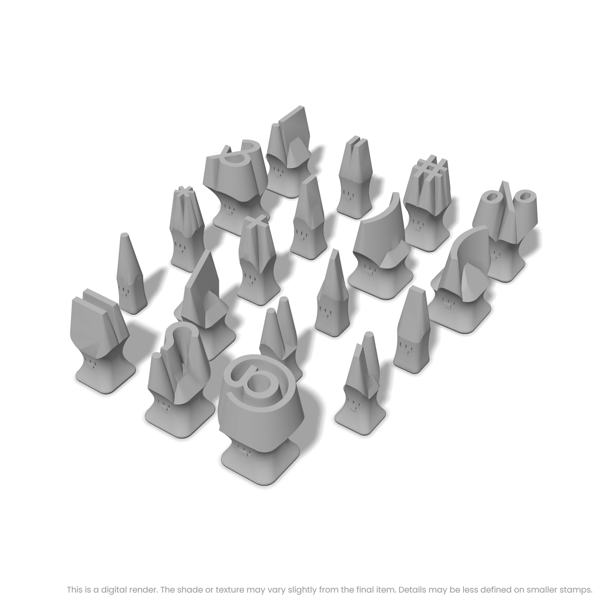 Josefin Sans | Symbol Stamp Sets - Ceramind® Tools