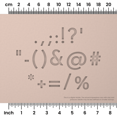 Josefin Sans | Symbol Stamp Sets - Ceramind® Tools