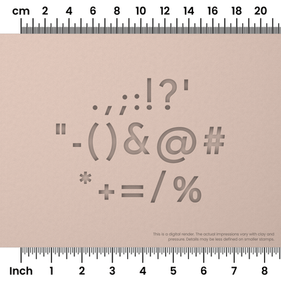 Josefin Sans | Symbol Stamp Sets - Ceramind® Tools