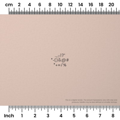 Josefin Sans | Symbol Stamp Sets - Ceramind® Tools