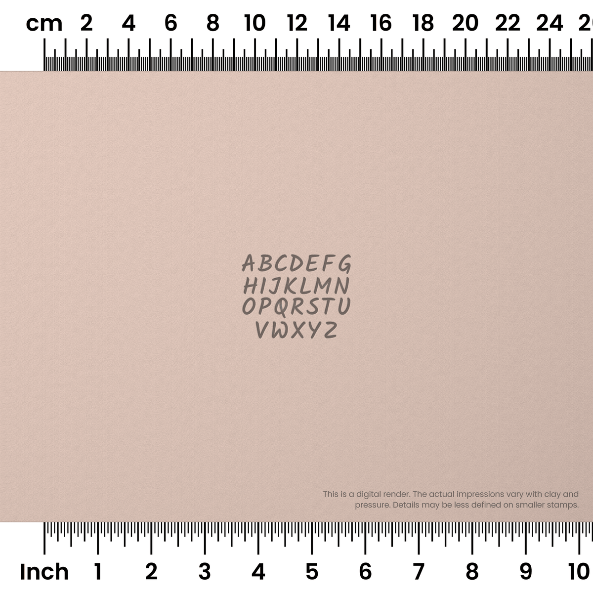 Kalam | All Caps | Alphabet Stamp Sets - Ceramind® Tools