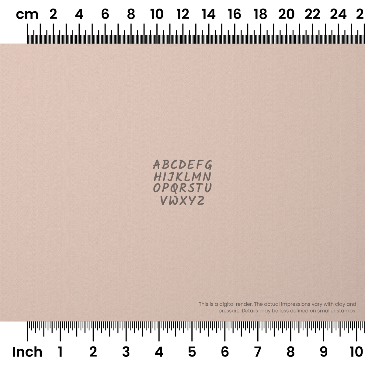 Kalam | All Caps | Alphabet Stamp Sets - Ceramind® Tools