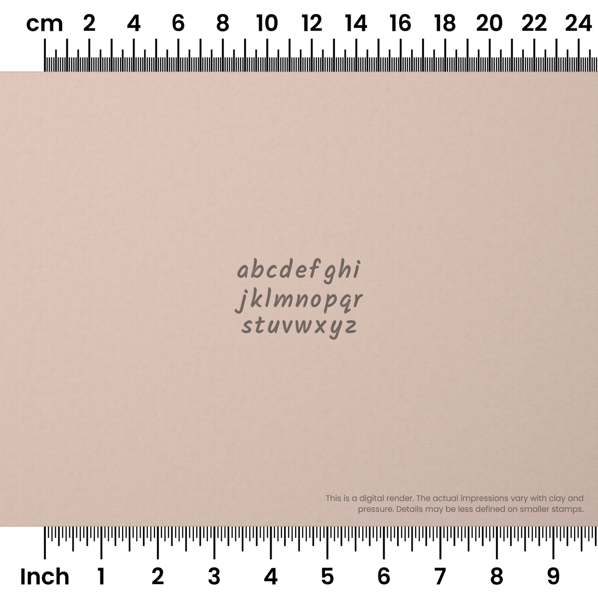 Kalam | Lowercase | Alphabet Stamp Sets - Ceramind® Tools