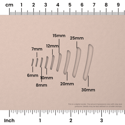 Kalam | Number Stamp Sets - Ceramind® Tools
