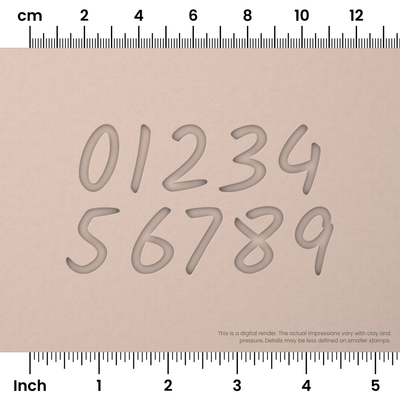 Kalam | Number Stamp Sets - Ceramind® Tools