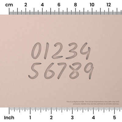 Kalam | Number Stamp Sets - Ceramind® Tools