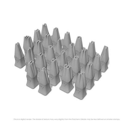 Leckerli One | All Caps | Alphabet Stamp Sets - Ceramind® Tools