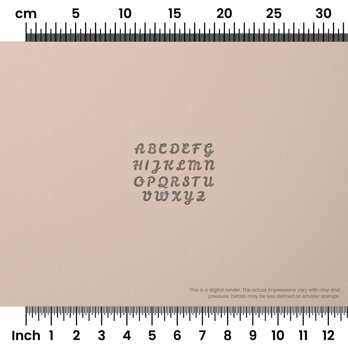 Leckerli One | All Caps | Alphabet Stamp Sets - Ceramind® Tools