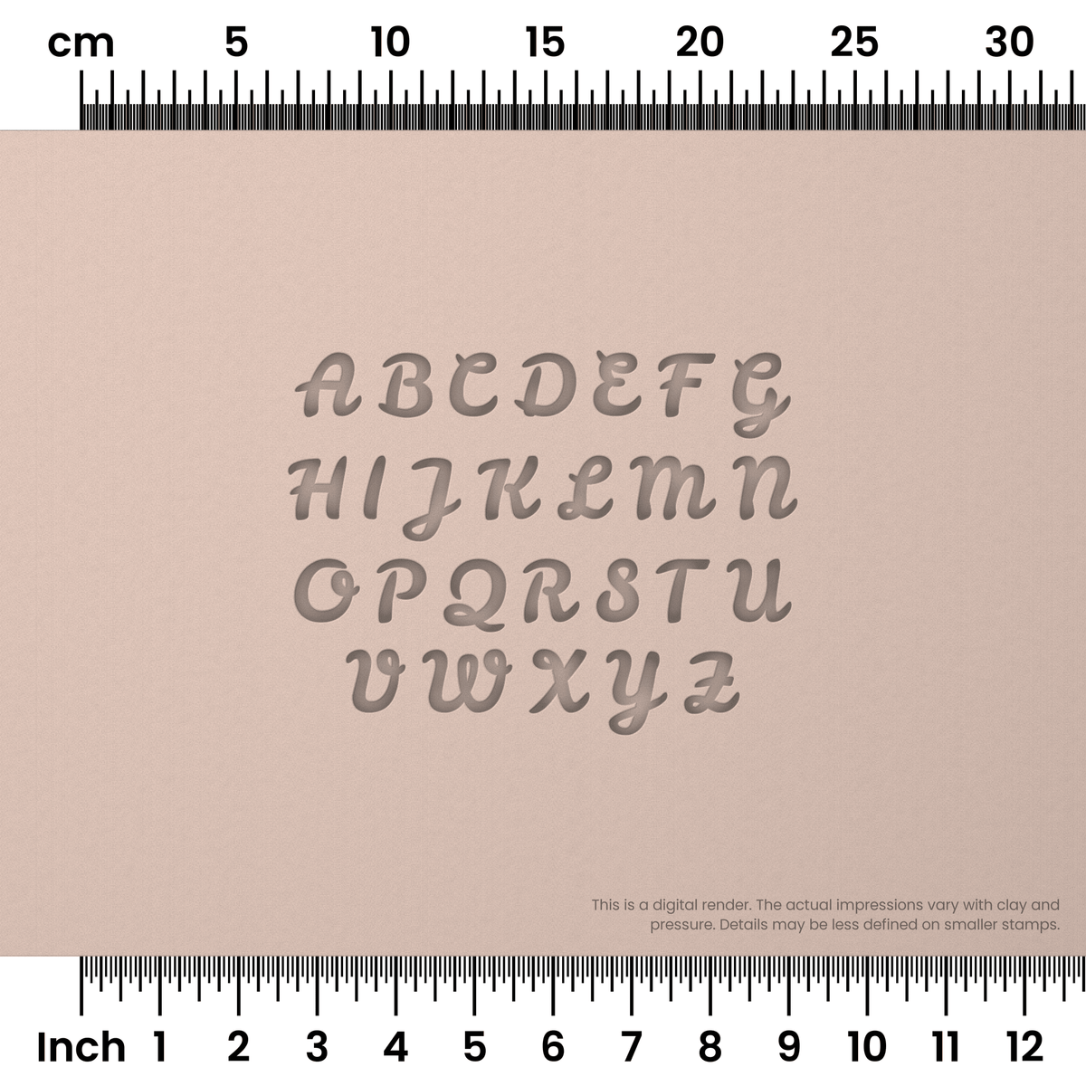 Leckerli One | All Caps | Alphabet Stamp Sets - Ceramind® Tools