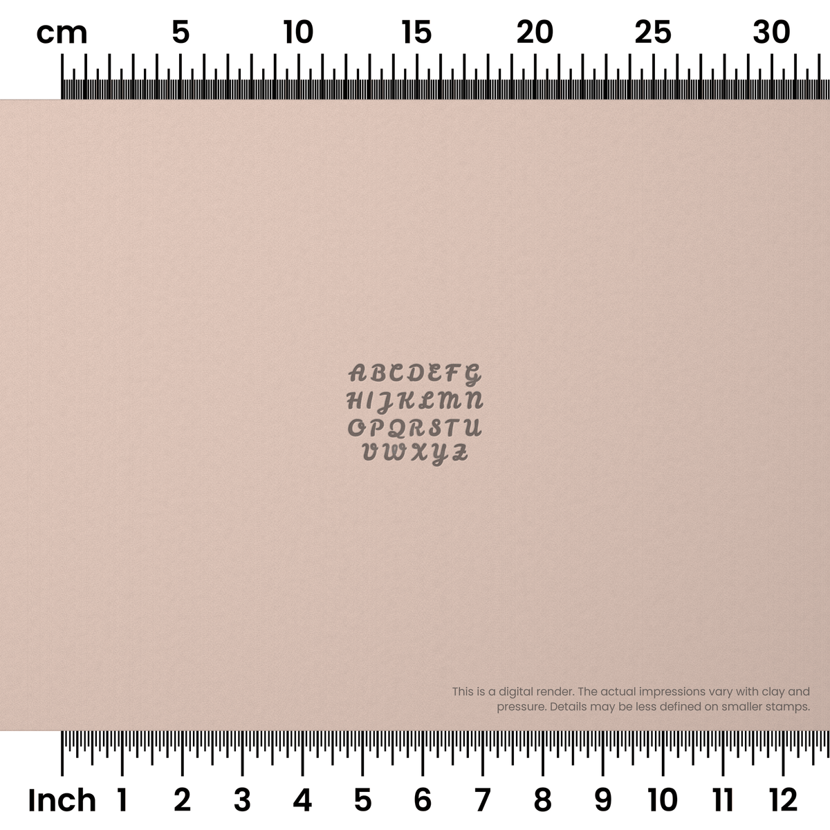 Leckerli One | All Caps | Alphabet Stamp Sets - Ceramind® Tools