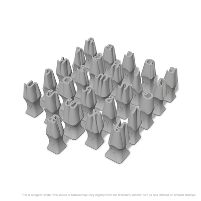 Leckerli One | All Caps | Alphabet Stamp Sets - Ceramind® Tools