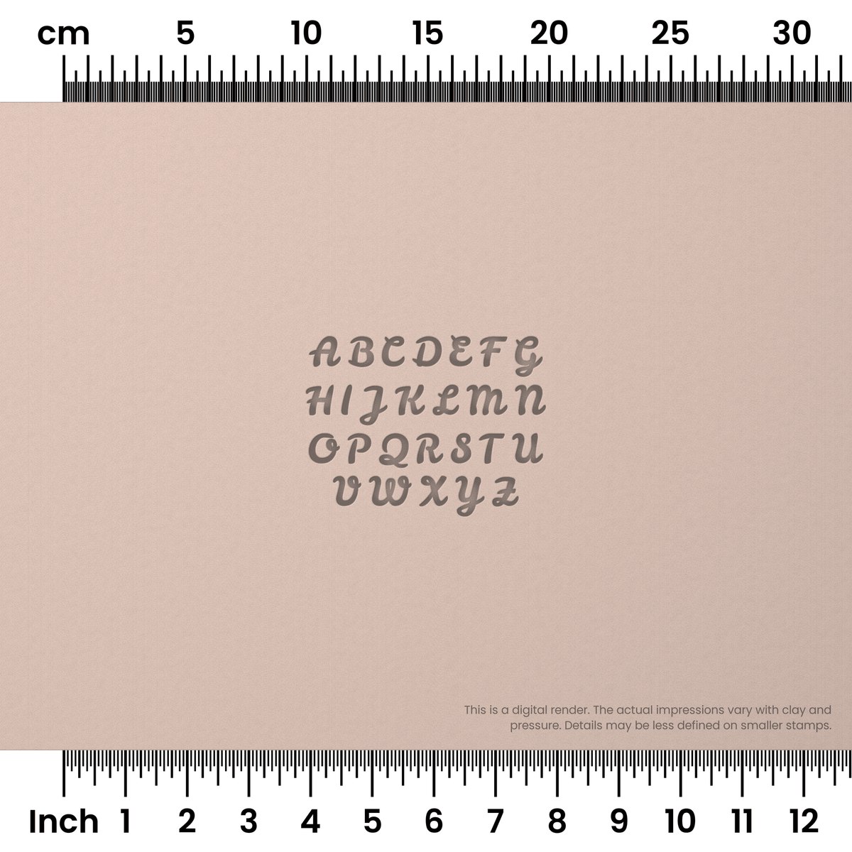Leckerli One | All Caps | Alphabet Stamp Sets - Ceramind® Tools