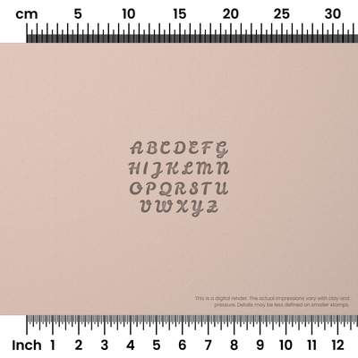 Leckerli One | All Caps | Alphabet Stamp Sets - Ceramind® Tools