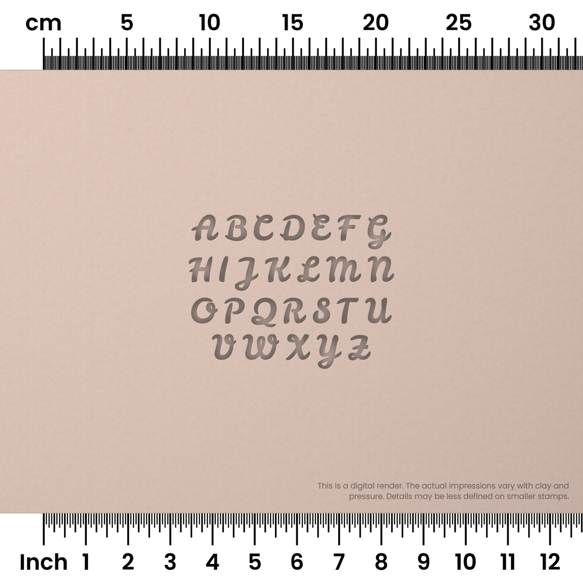 Leckerli One | All Caps | Alphabet Stamp Sets - Ceramind® Tools