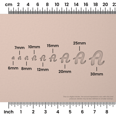 Leckerli One | All Caps | Alphabet Stamp Sets - Ceramind® Tools