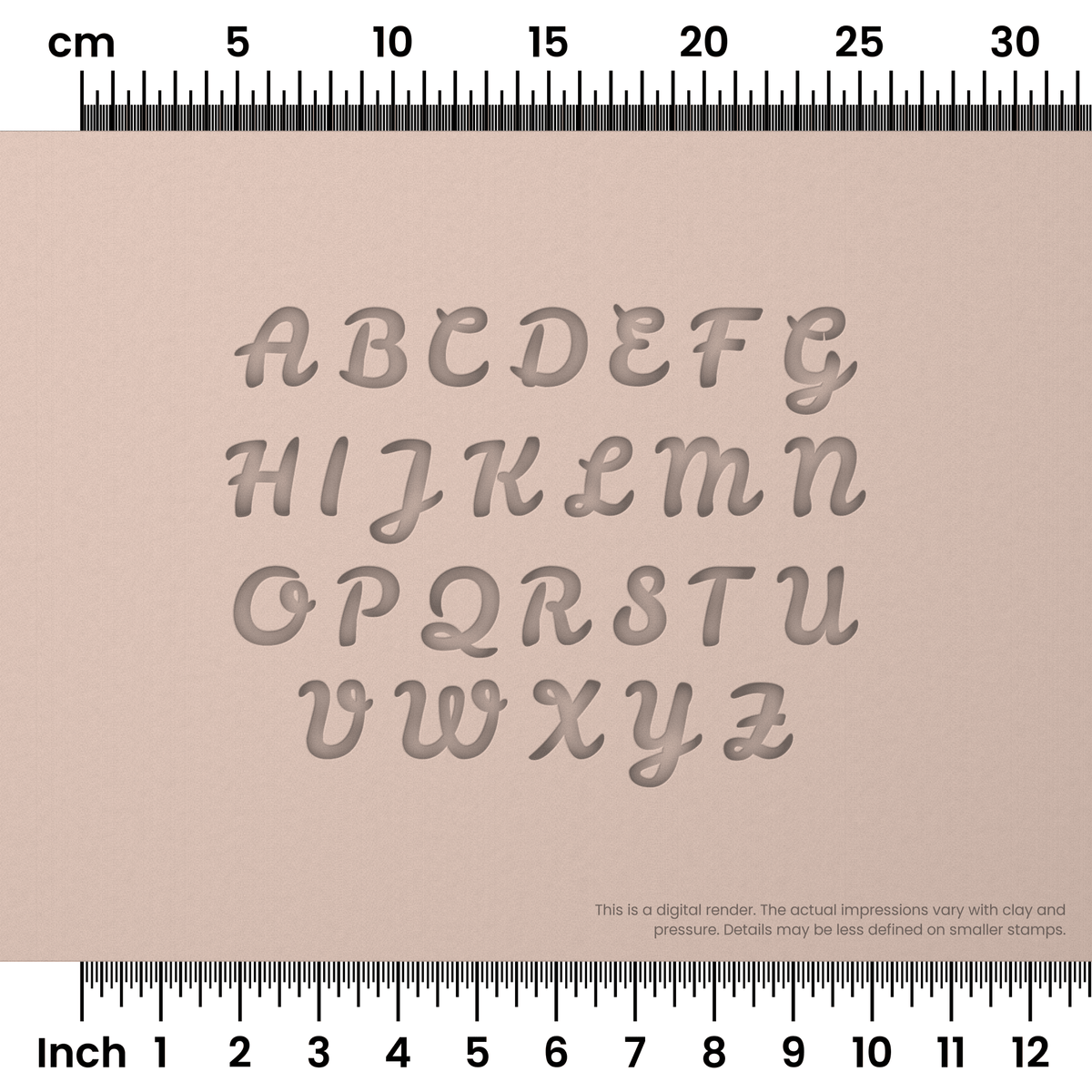 Leckerli One | All Caps | Alphabet Stamp Sets - Ceramind® Tools