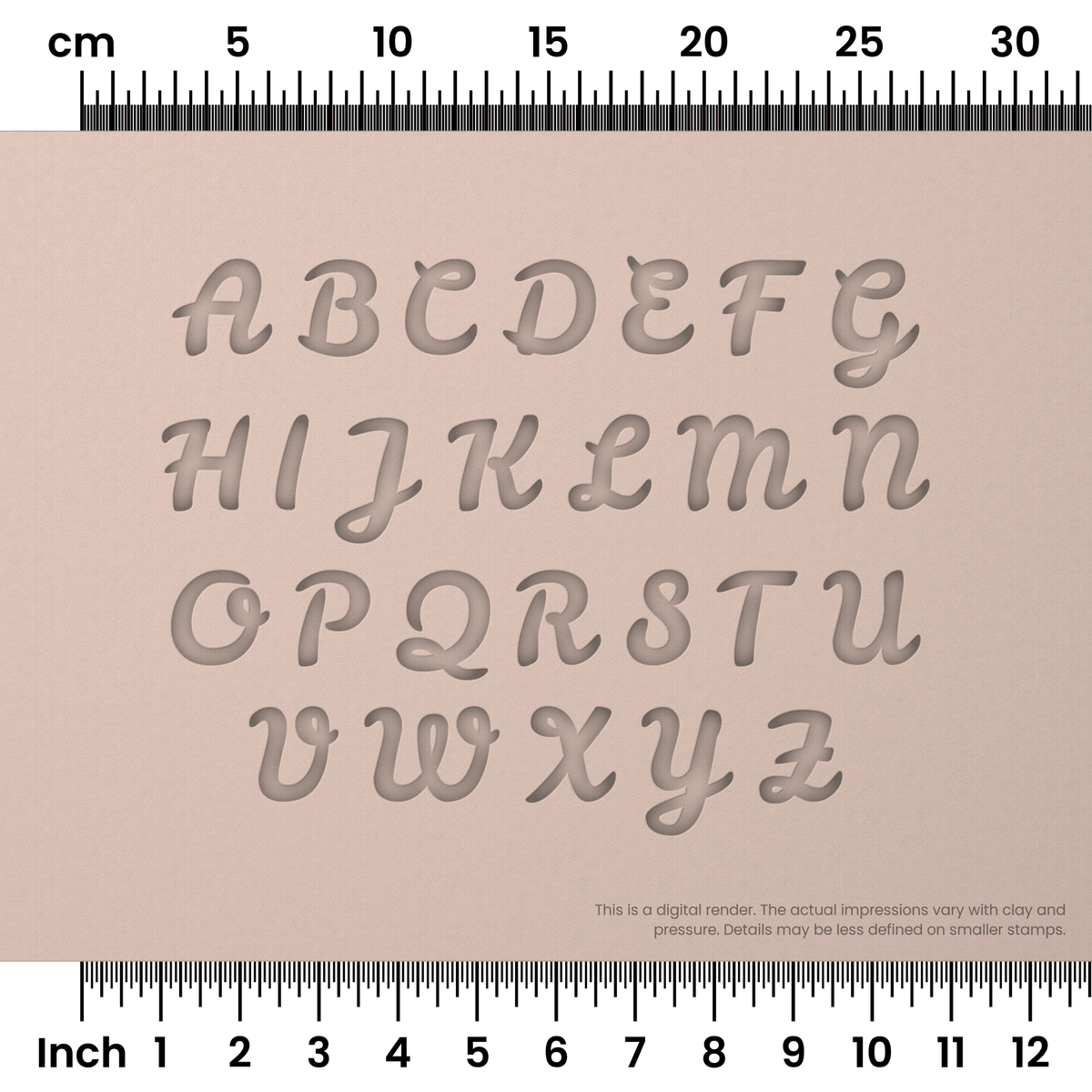 Leckerli One | All Caps | Alphabet Stamp Sets - Ceramind® Tools