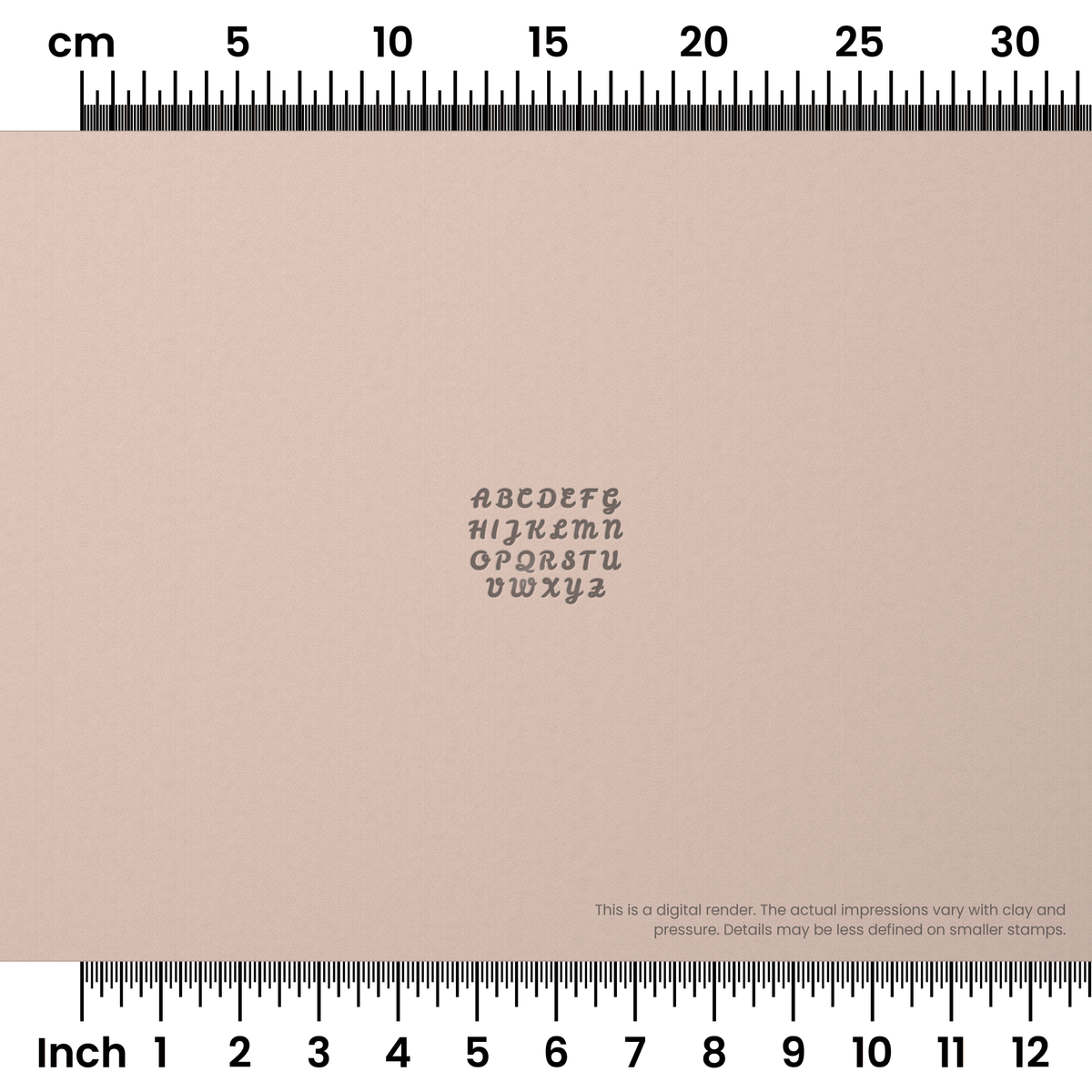 Leckerli One | All Caps | Alphabet Stamp Sets - Ceramind® Tools
