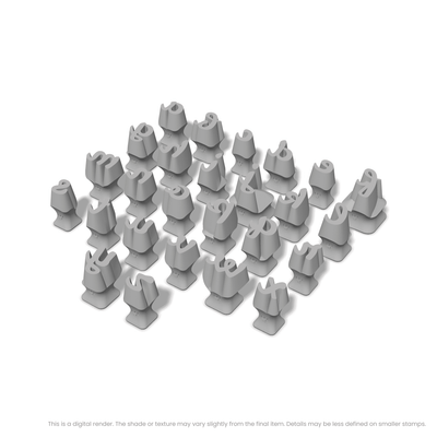 Leckerli One | Lowercase | Alphabet Stamp Sets - Ceramind® Tools