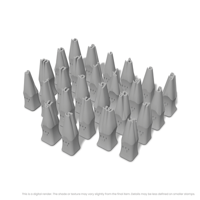 Leckerli One | Lowercase | Alphabet Stamp Sets - Ceramind® Tools