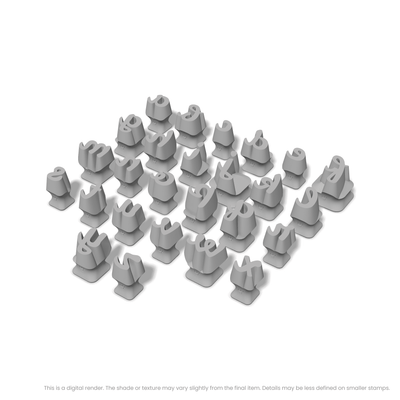 Leckerli One | Lowercase | Alphabet Stamp Sets - Ceramind® Tools