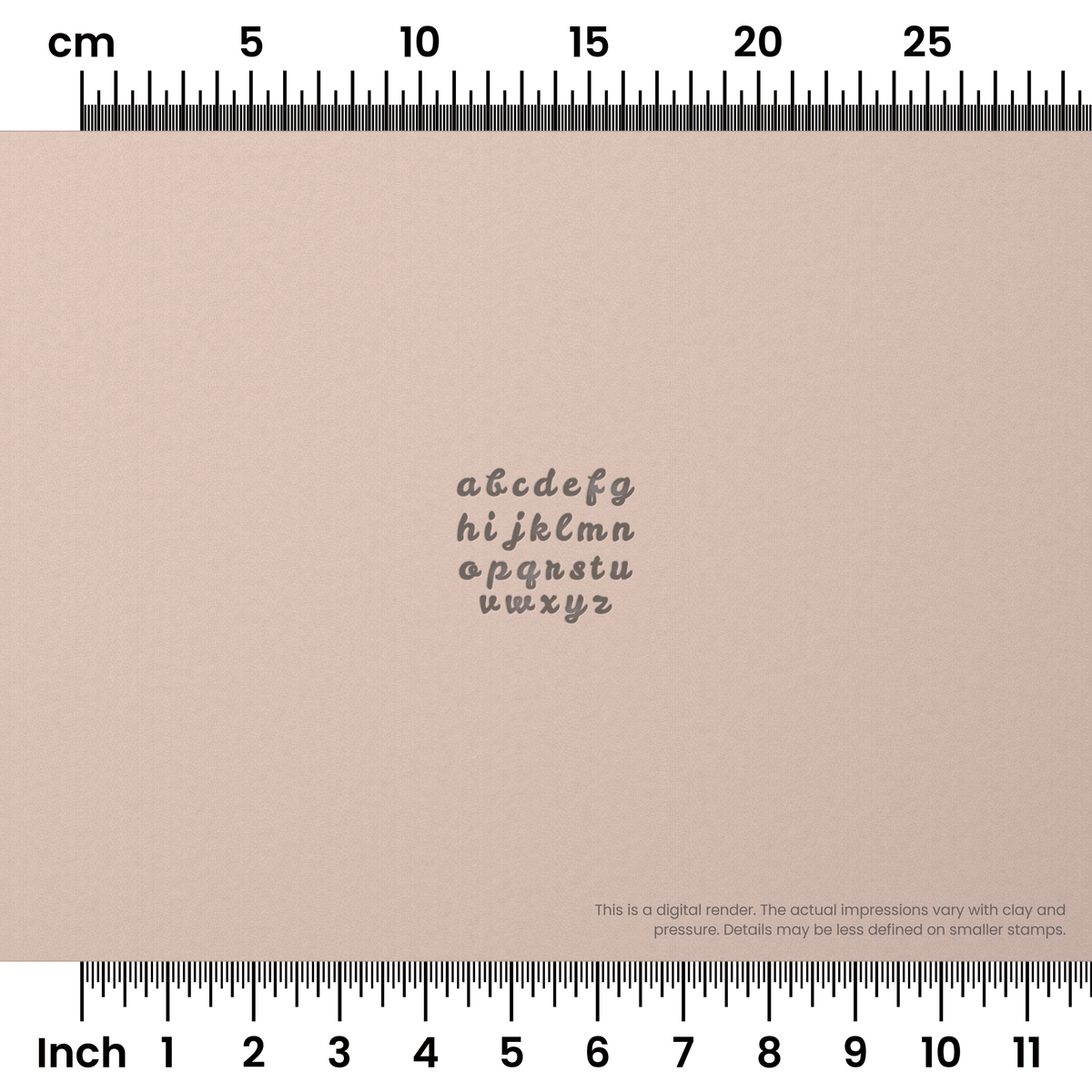 Leckerli One | Lowercase | Alphabet Stamp Sets - Ceramind® Tools