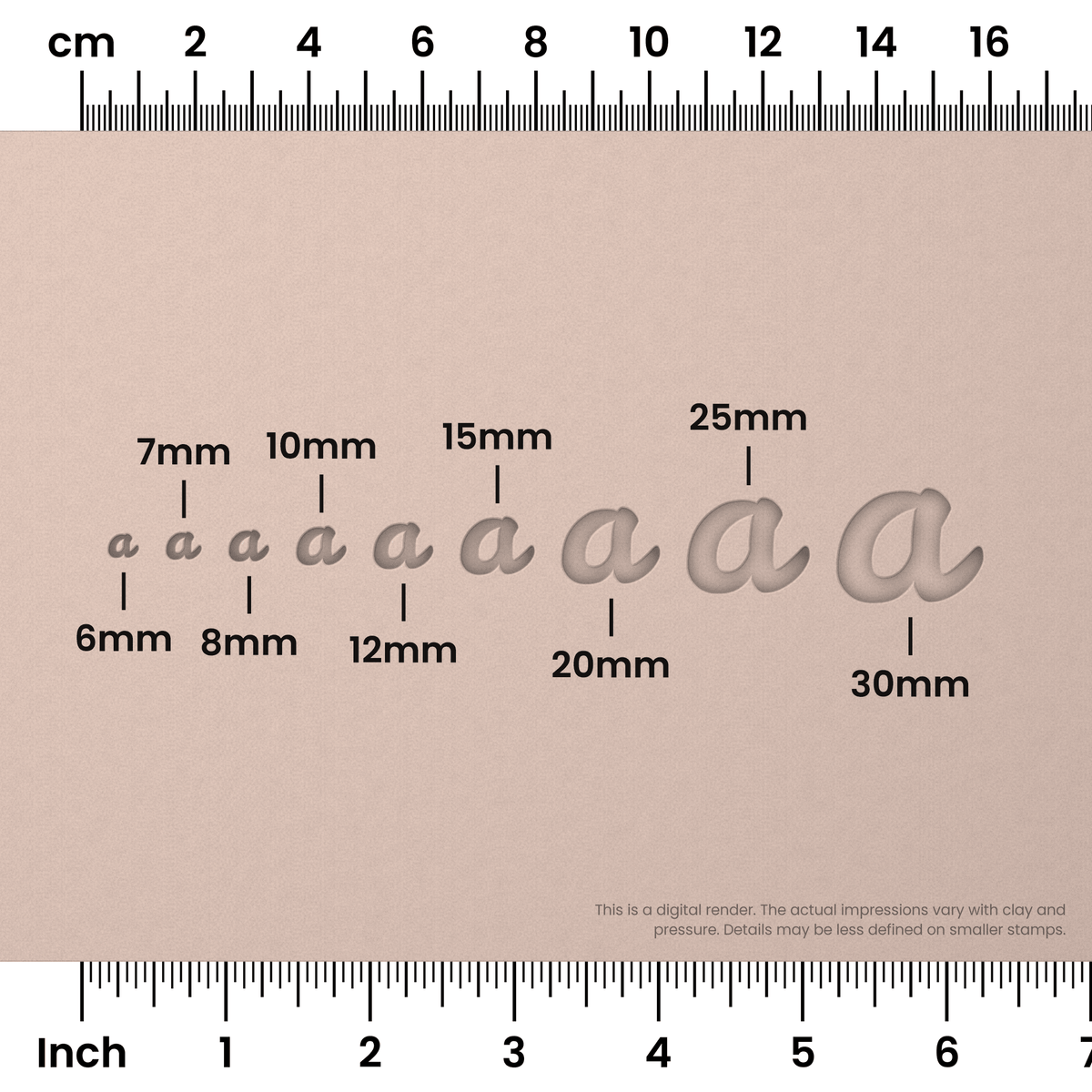 Leckerli One | Lowercase | Alphabet Stamp Sets - Ceramind® Tools