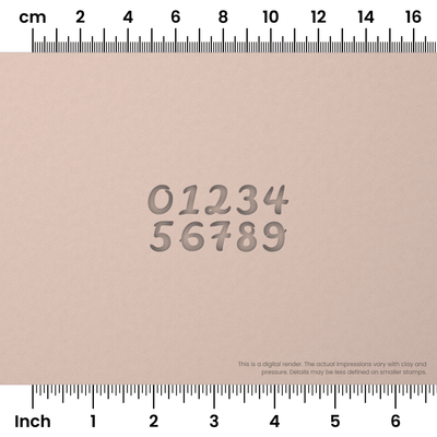 Leckerli One | Number Stamp Sets - Ceramind® Tools