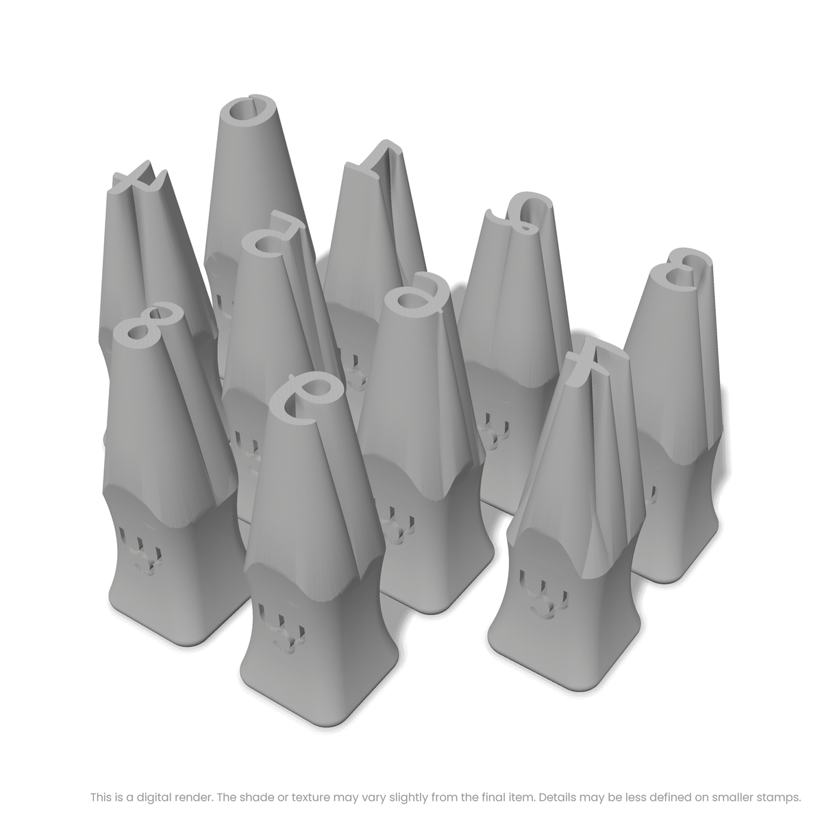 Leckerli One | Number Stamp Sets - Ceramind® Tools