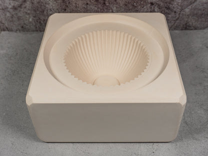 Line Texture Bowl | Slip Casting Mold | 111mm Diameter, 57.5mm High - Ceramind® Tools