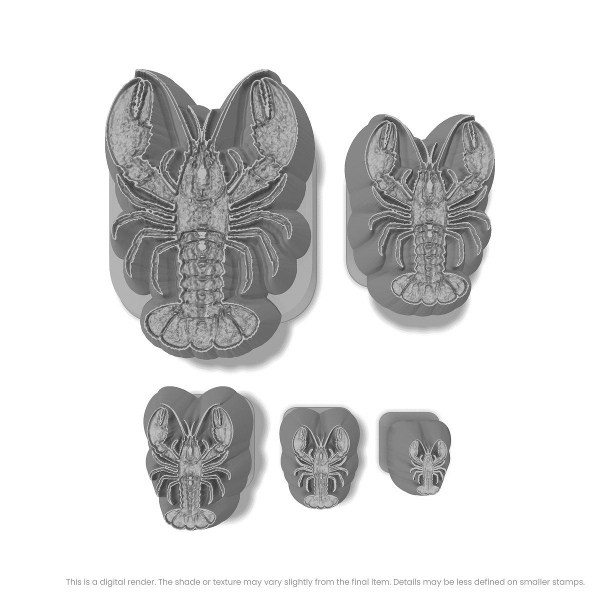 Lobster Stamps - Photo Textured - Ceramind® Tools