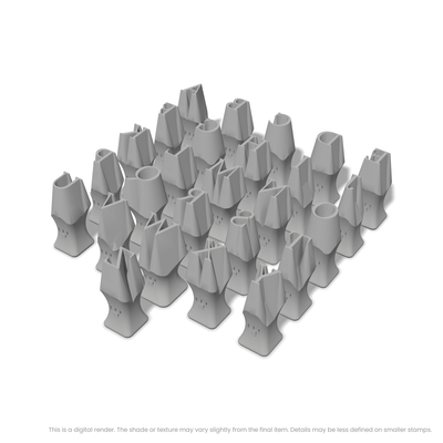 Lora | All Caps | Alphabet Stamp Sets - Ceramind® Tools