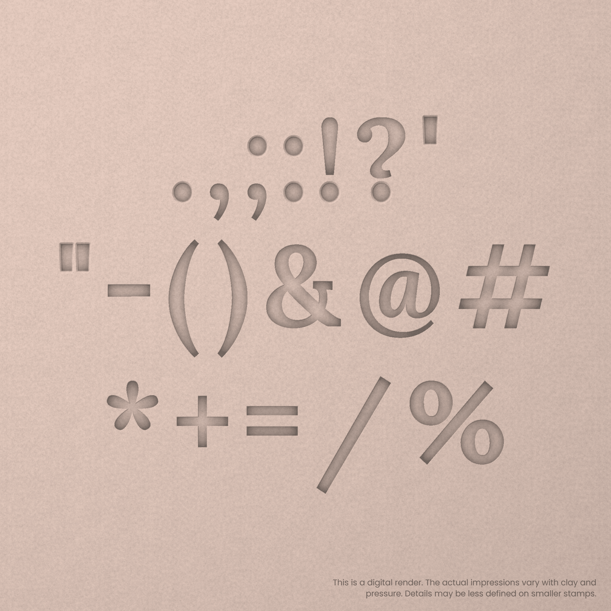 Lora | Font Rail Stamp Sets | Letters, Numbers, and Symbols - Ceramind® Tools