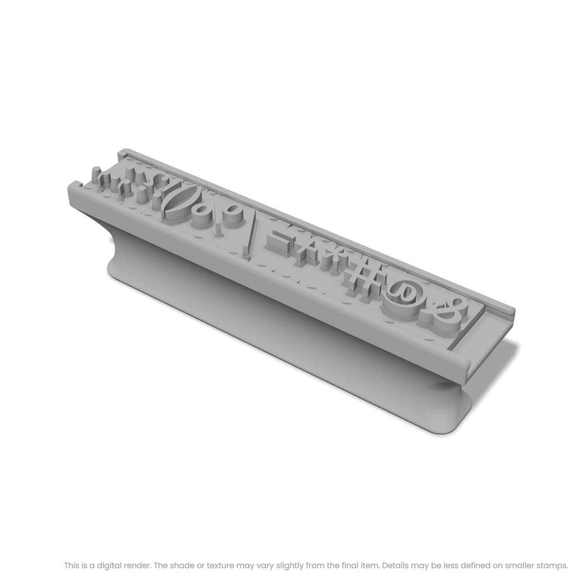Lora | Font Rail Stamp Sets | Letters, Numbers, and Symbols - Ceramind® Tools