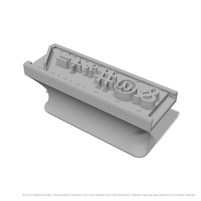Lora | Font Rail Stamp Sets | Letters, Numbers, and Symbols - Ceramind® Tools