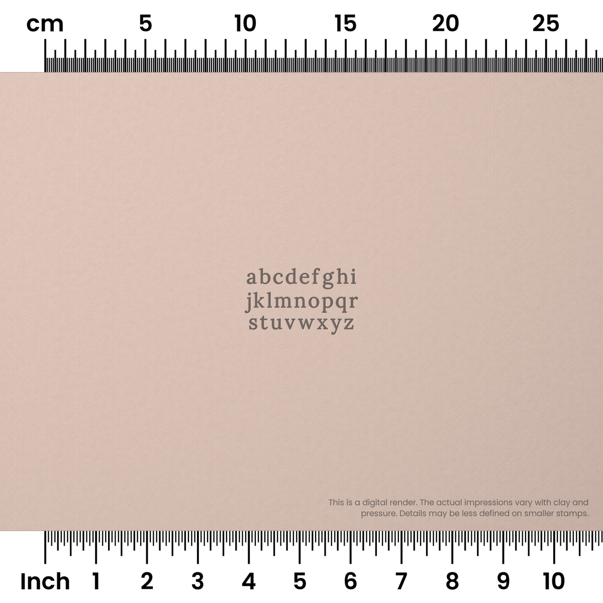 Lora | Lowercase | Alphabet Stamp Sets - Ceramind® Tools