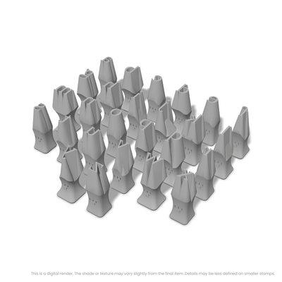 Lora | Lowercase | Alphabet Stamp Sets - Ceramind® Tools