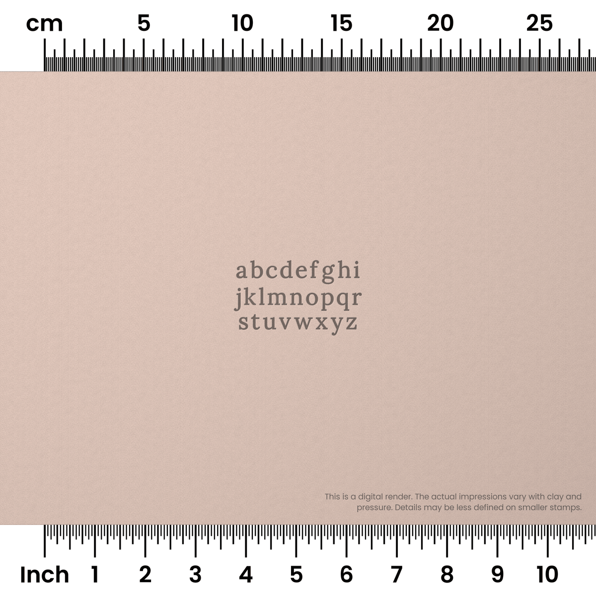 Lora | Lowercase | Alphabet Stamp Sets - Ceramind® Tools