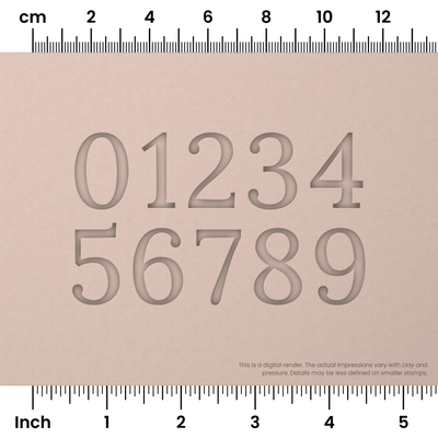 Lora | Number Stamp Sets - Ceramind® Tools