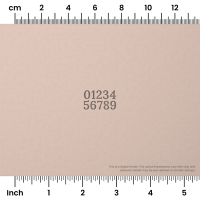 Lora | Number Stamp Sets - Ceramind® Tools