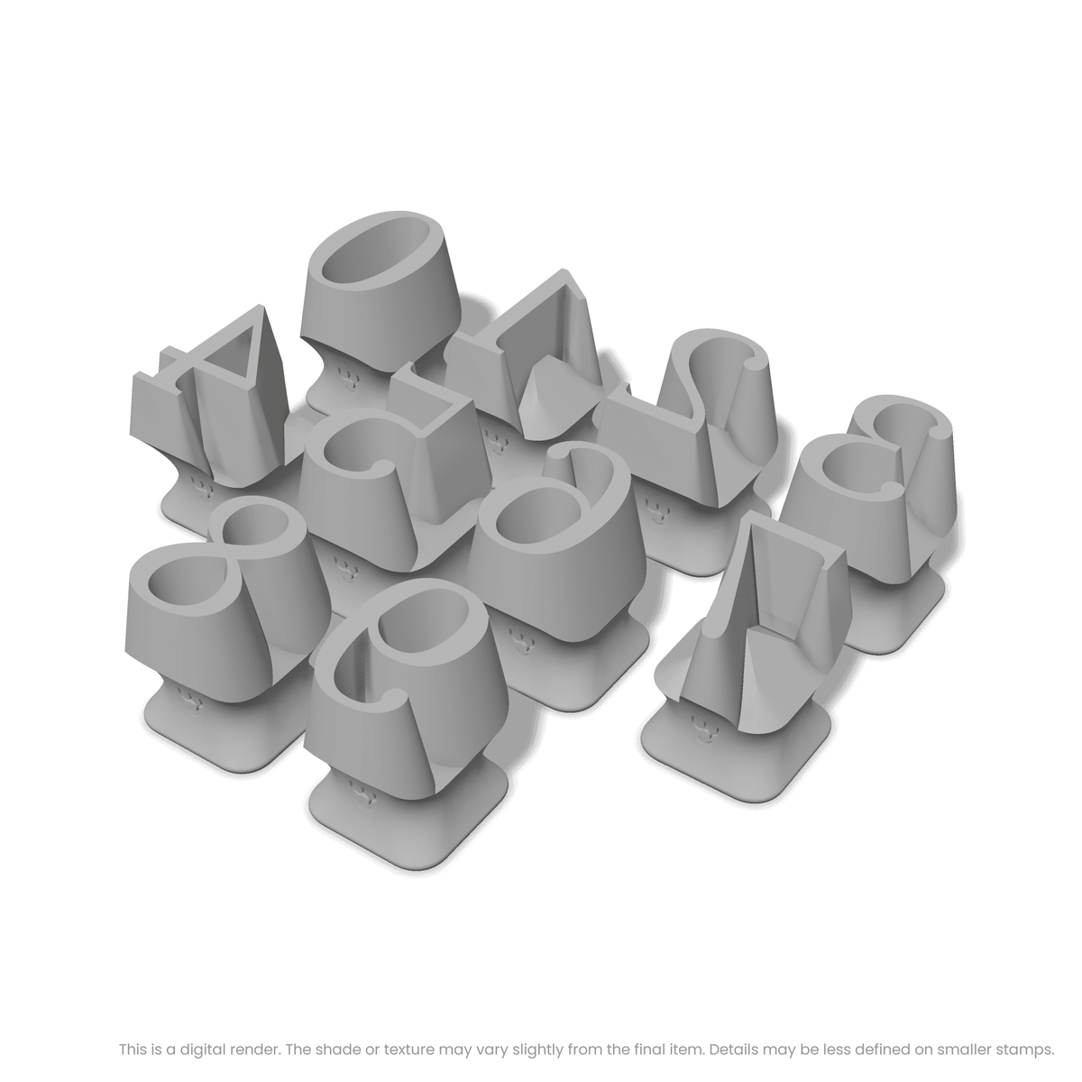 Lora | Number Stamp Sets - Ceramind® Tools