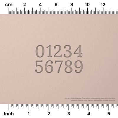 Lora | Number Stamp Sets - Ceramind® Tools