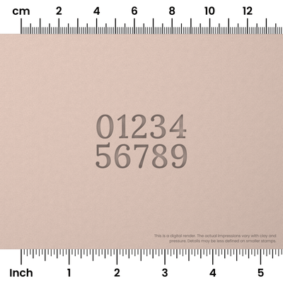 Lora | Number Stamp Sets - Ceramind® Tools